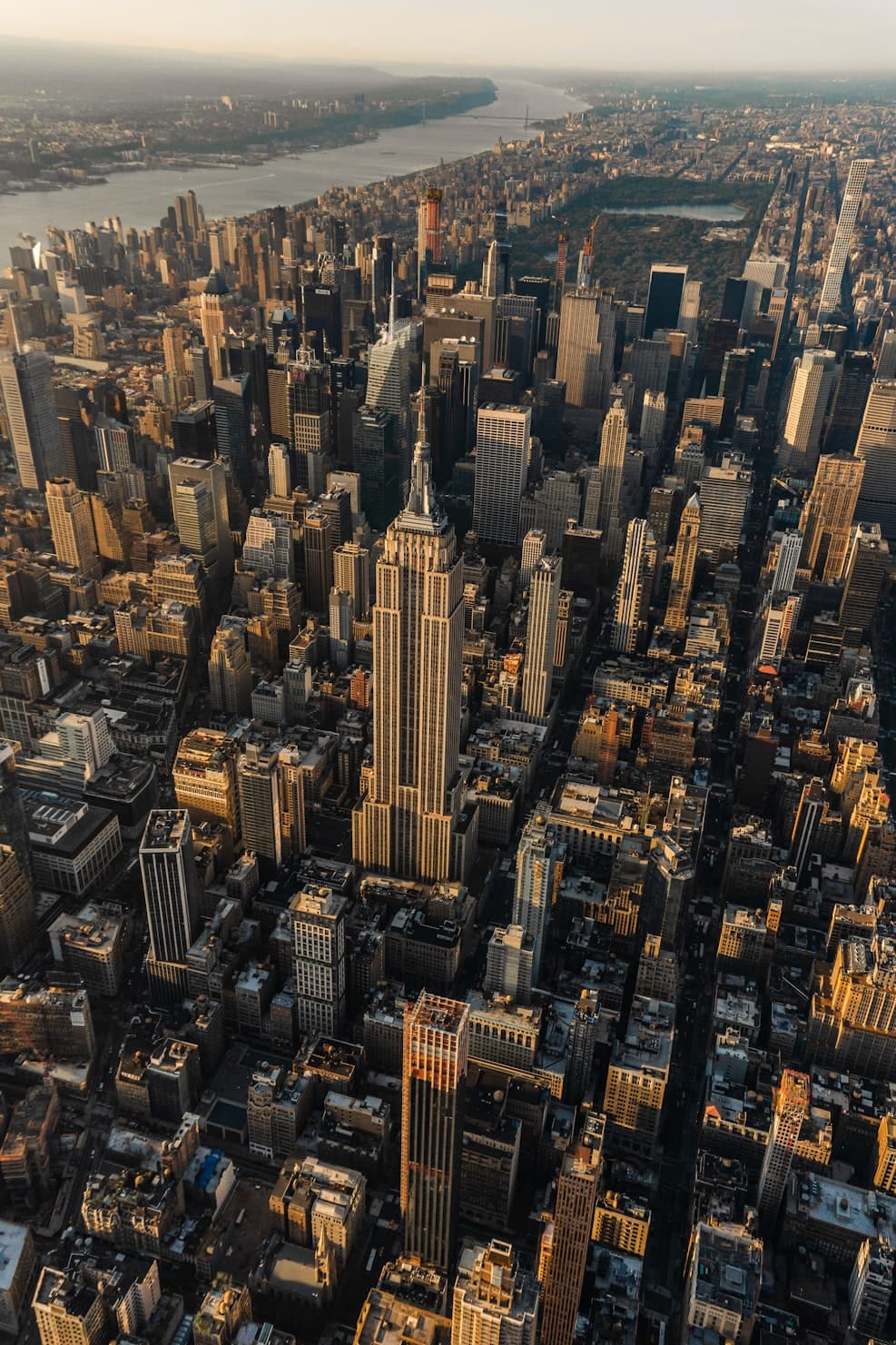 Aerial view of Midtown Manhattan, New York